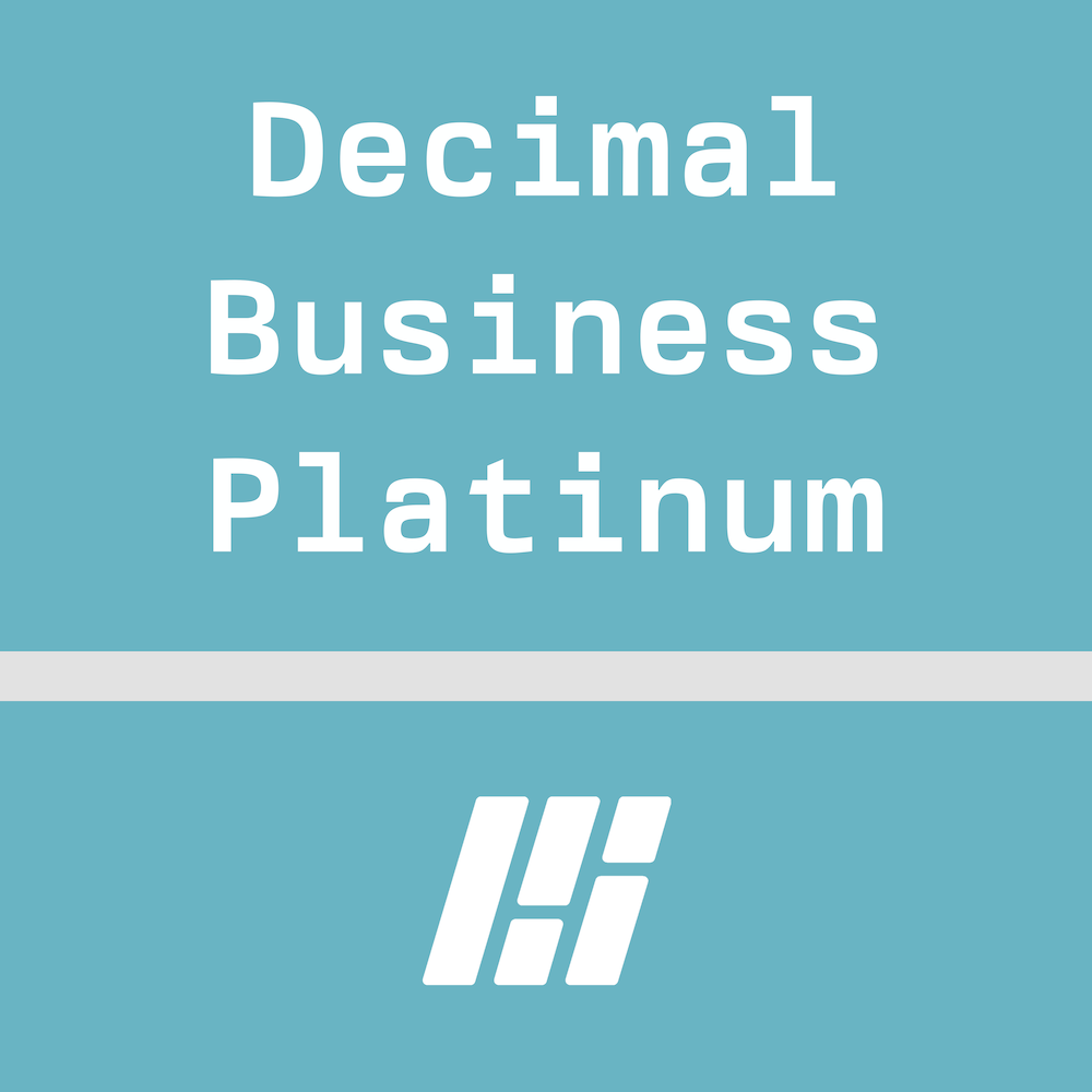 Decimal.Business: Platinum membership